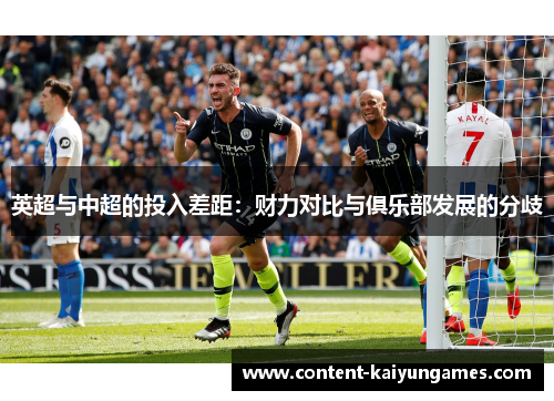 英超与中超的投入差距：财力对比与俱乐部发展的分歧