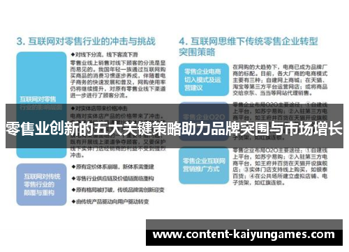 零售业创新的五大关键策略助力品牌突围与市场增长